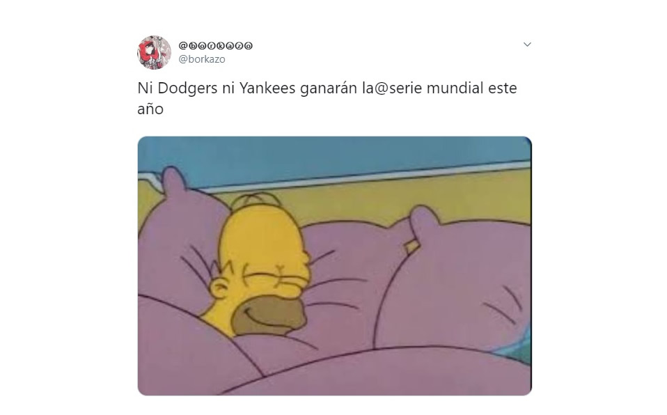 Los fans Anti-Yankee y Anti-Dodgers así se fueron a dormir