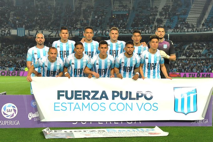 10. Racing Club - Argentina 69 MDE (Twitter @RacingClub)