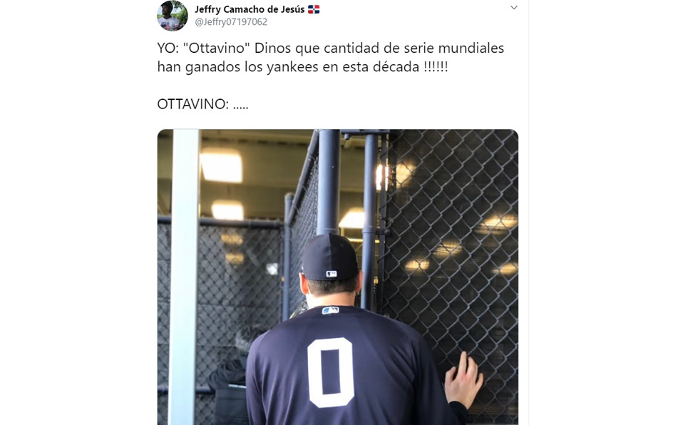Y bajo la misma línea... Los Yankees tienen 10 años sin ser campeones