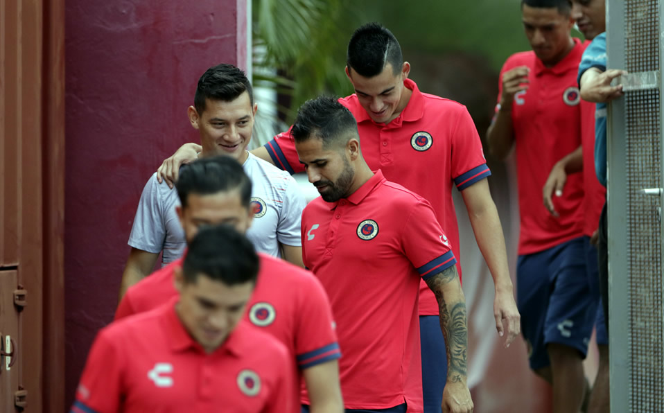 Jugadores del Veracruz previo a la Copa MX ante Alebrijes. (Imago7)