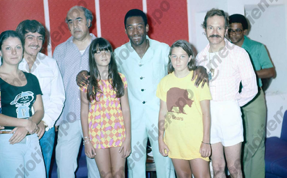 En Acapulco en 1974 en una convención, primer encuentro Mundial de Comunicación. (Fototeca Milenio)