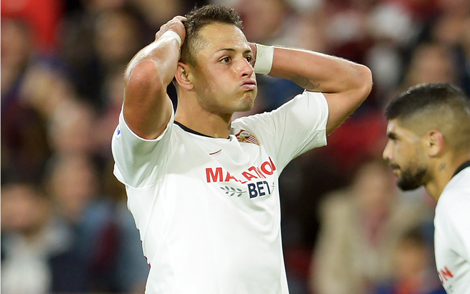 Javier Hernández no fue considerado por Julen Lopetegui (AFP)