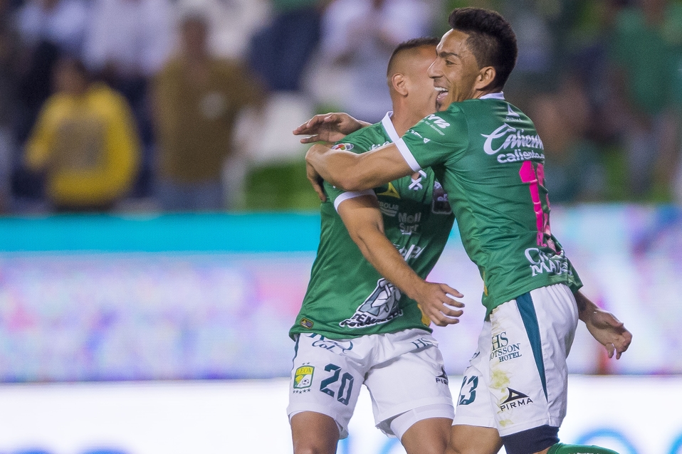 Ángel Mena hizo su séptimo gol con La Fiera en la presente temporada. Foto Mexsport.