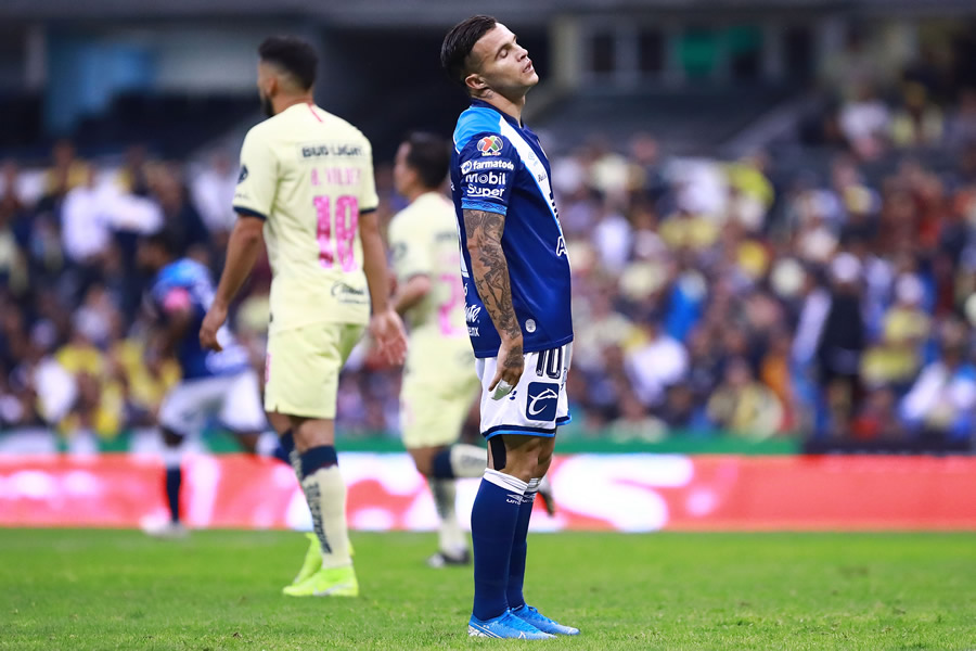 Christian Tabó estrelló un balón en el travesaño. (Foto: Imago 7)