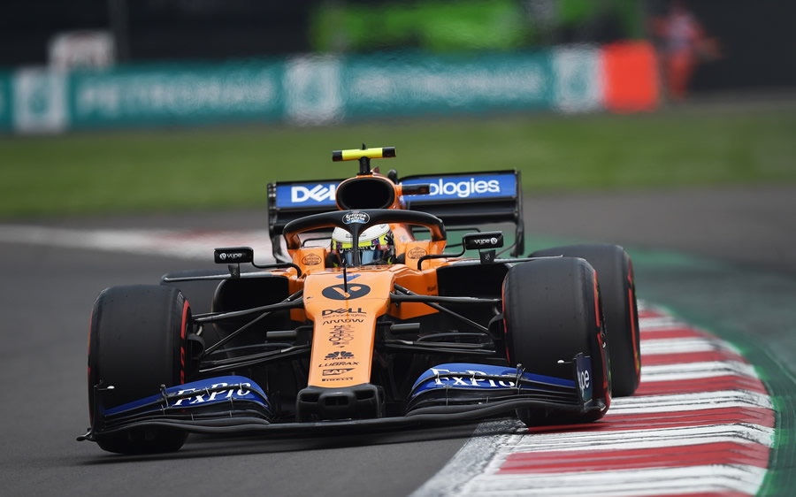 Alndo Norris tuvo que abandonar la carrera. (Foto: AFP)