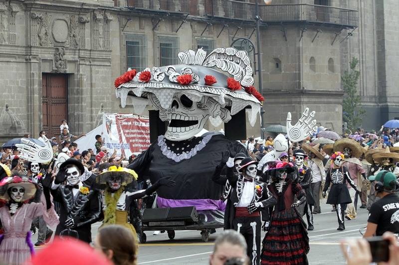 Desfile Internacional de Día de Muertos 2019. (Foto: Notimex)