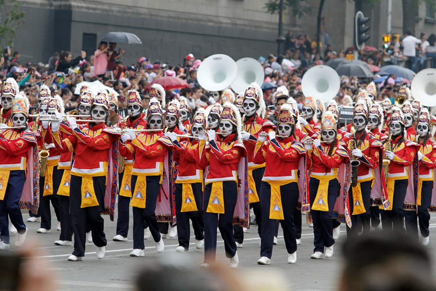 Desfile Internacional de Día de Muertos 2019. (Foto: Notimex)