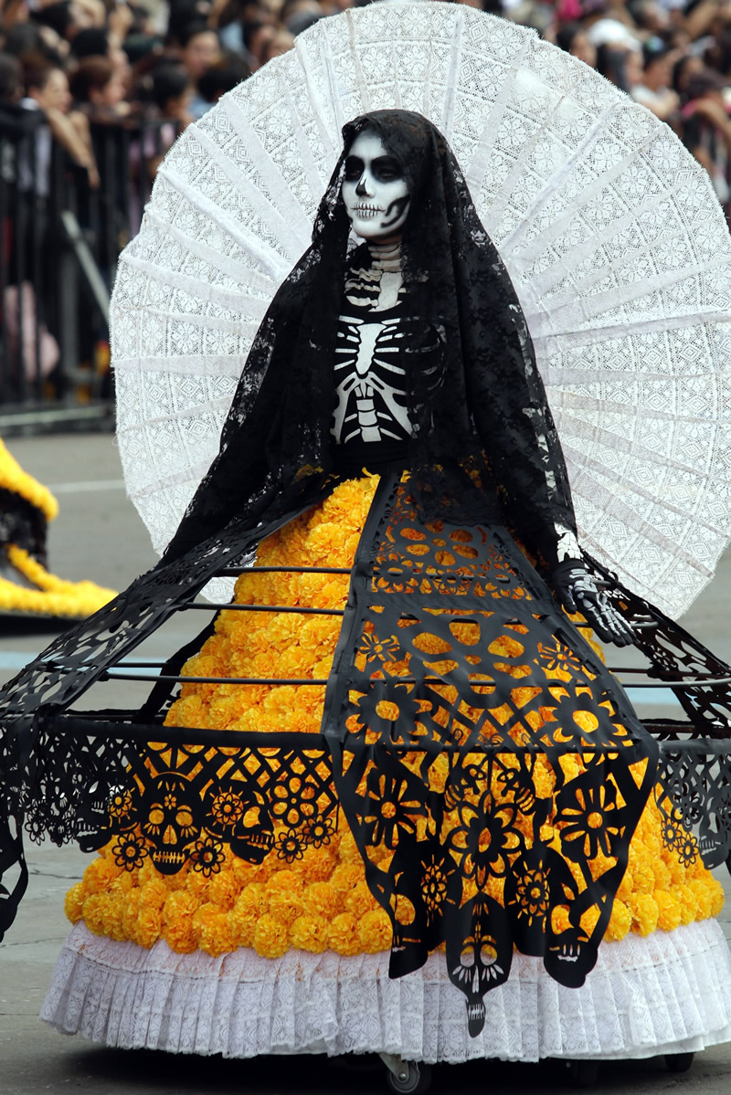 Desfile Internacional de Día de Muertos 2019. (Foto: Notimex)