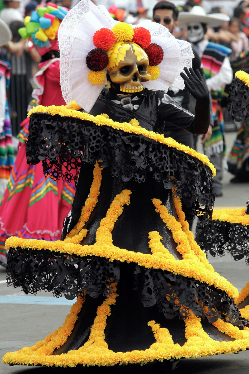 Desfile Internacional de Día de Muertos 2019. (Foto: Notimex)
