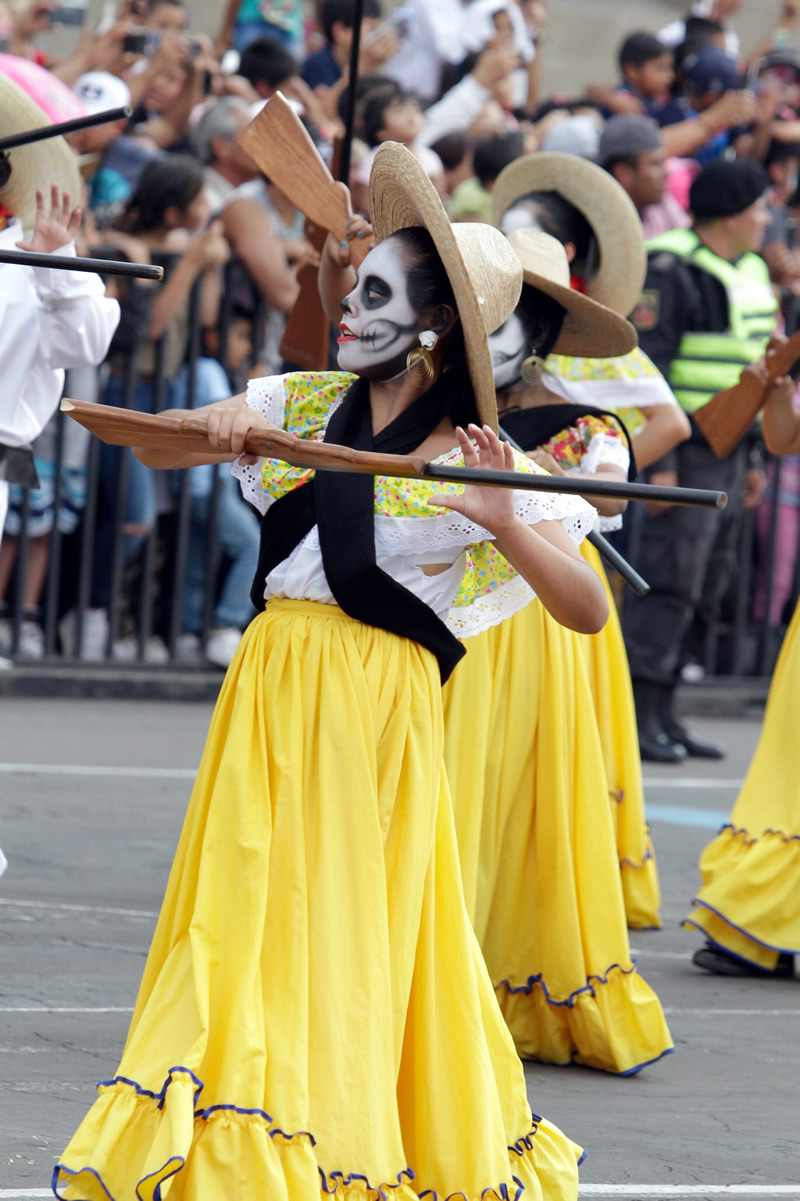 Desfile Internacional de Día de Muertos 2019. (Foto: Notimex)