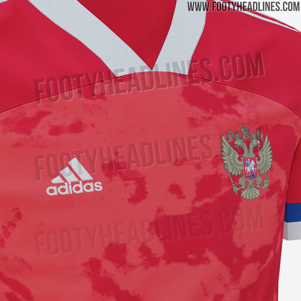 El selectivo de Rusia ya aseguró su lugar a la Euro 2020, luciría de rojo cuando sea local. FOTO: footyheadlines.com