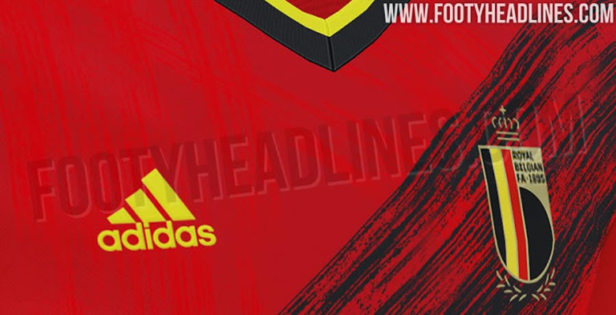 Bélgica ya está clasificado a la euro, y mantendrá su tradicional rojo en la playera de local, aunque tendrá unas pintas negras que cruzan la prenda.