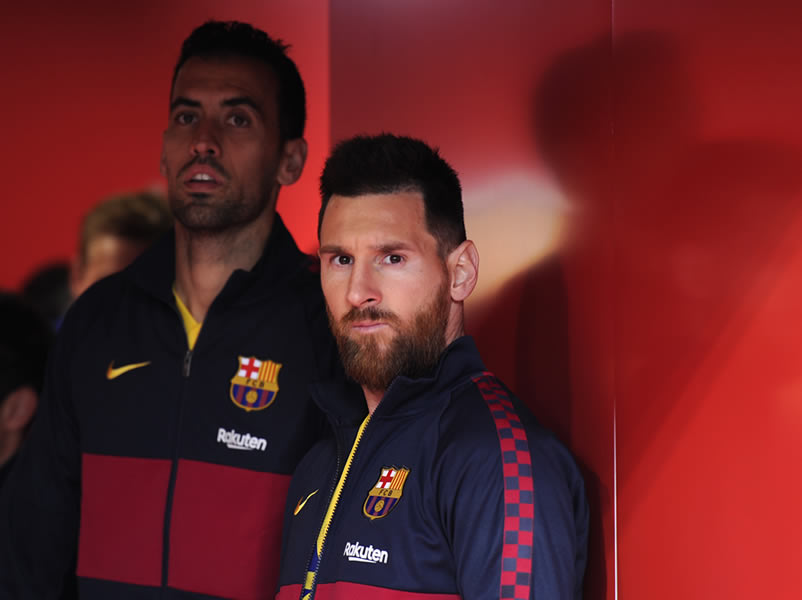 Messi también destacó al brasileño Ronaldinho. Foto: AFP.