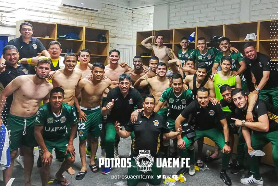 Raúl Gutiérrez debutó con el pie derecho al conseguir el triunfo ante Cimarrones. FOTO: @PotrosUAEMFC
