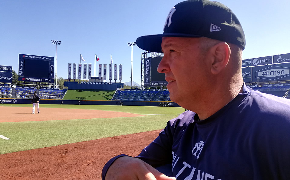 Homar Rojas, manager de Sultanes. (MT)