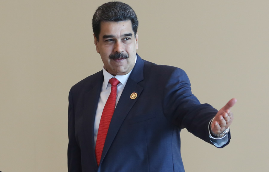 Maduro le mandó un mensaje a Maradona. (Foto: AFP)