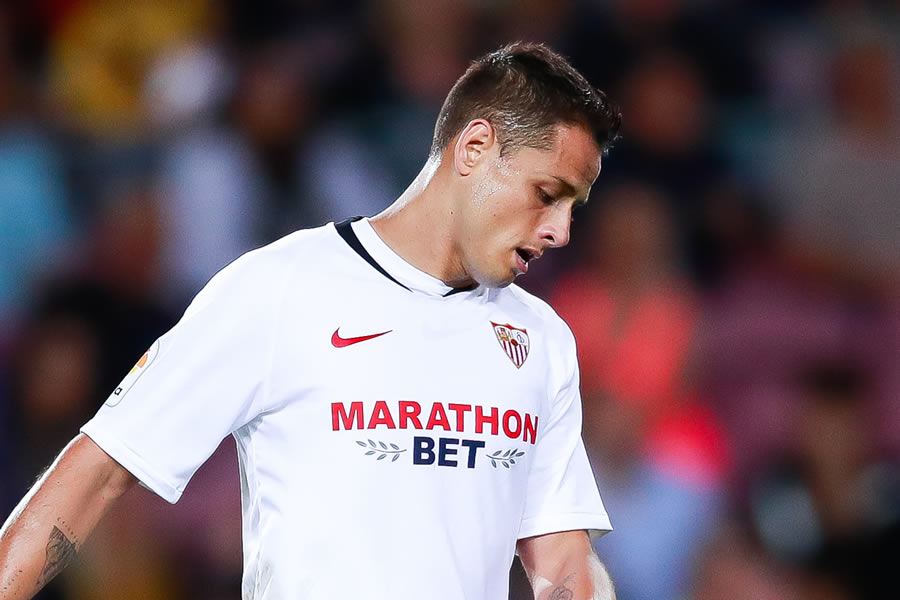 Javier Hernández lleva dos partidos como titular con el Sevilla en La Liga. FOTO: Mexsport.