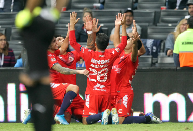 El festejo de los jugadores de Veracruz. (Foto: Imago7)