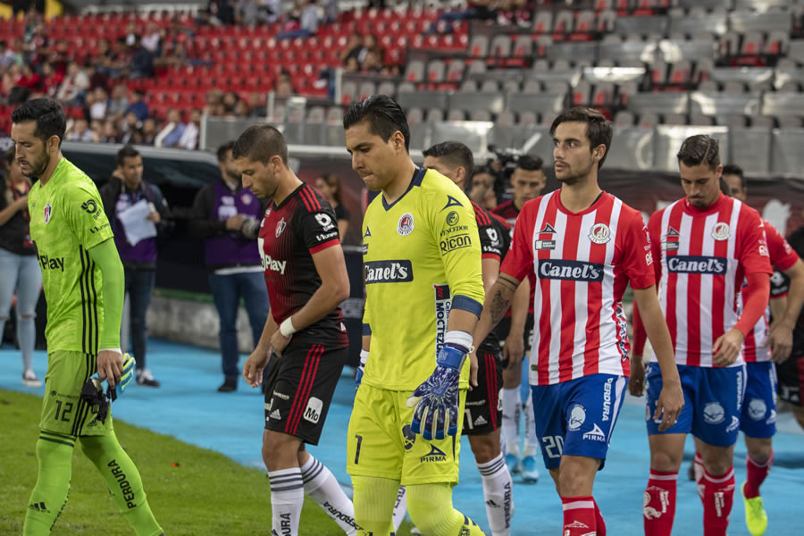 El triunfo para los potosinos ante Atlas fue clave para recuperarse en la tabla general. FOTO: Mexsport.
