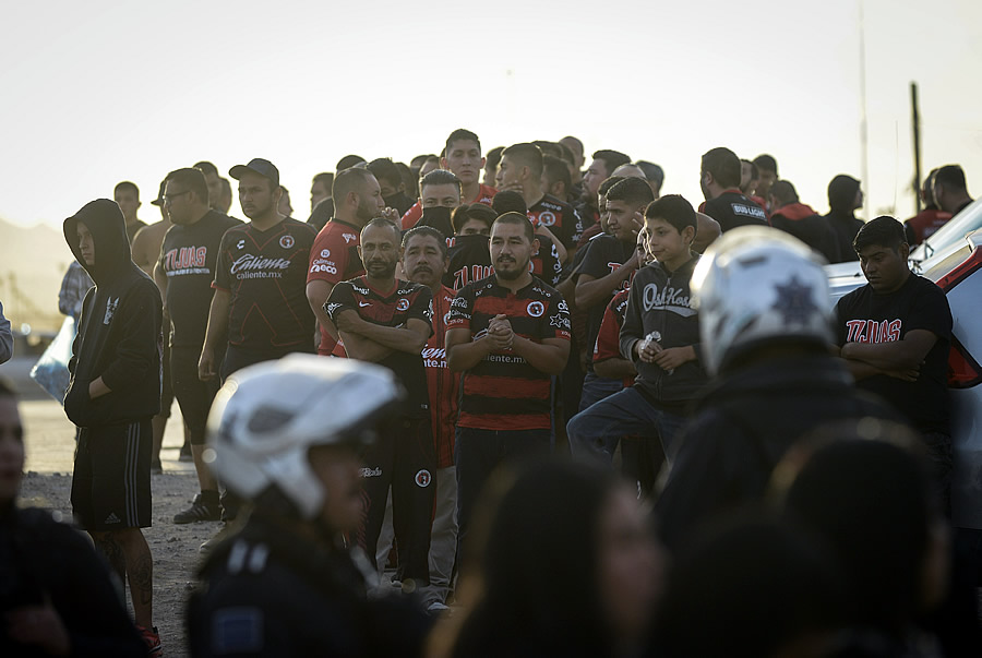 Cerca de cien seguidores de Xolos viajaron a Ciudad Juárez. (Foto: Imago 7)