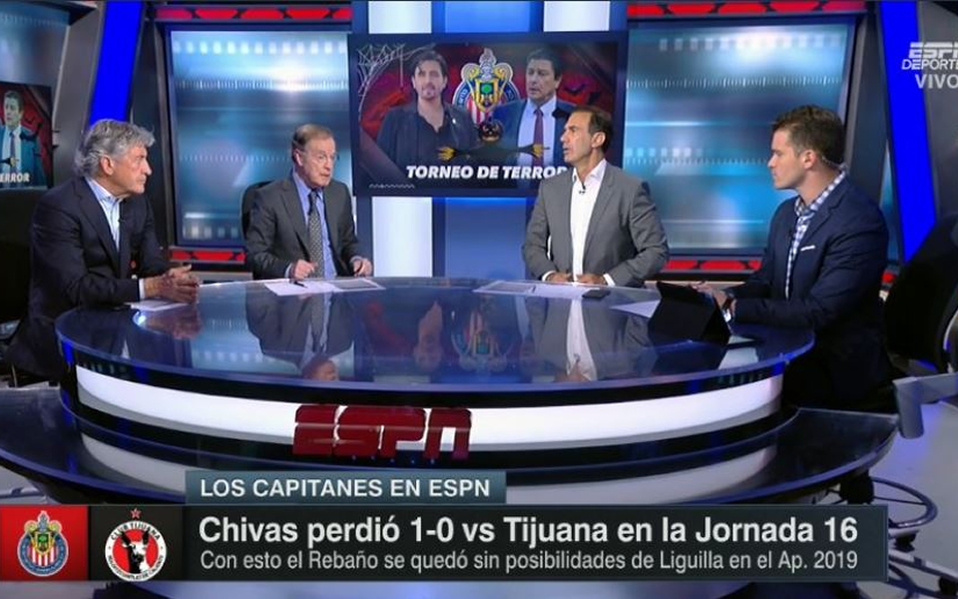 Sergio Dipp fue víctima de las redes sociales (Twitter @ESPNCapitanes)