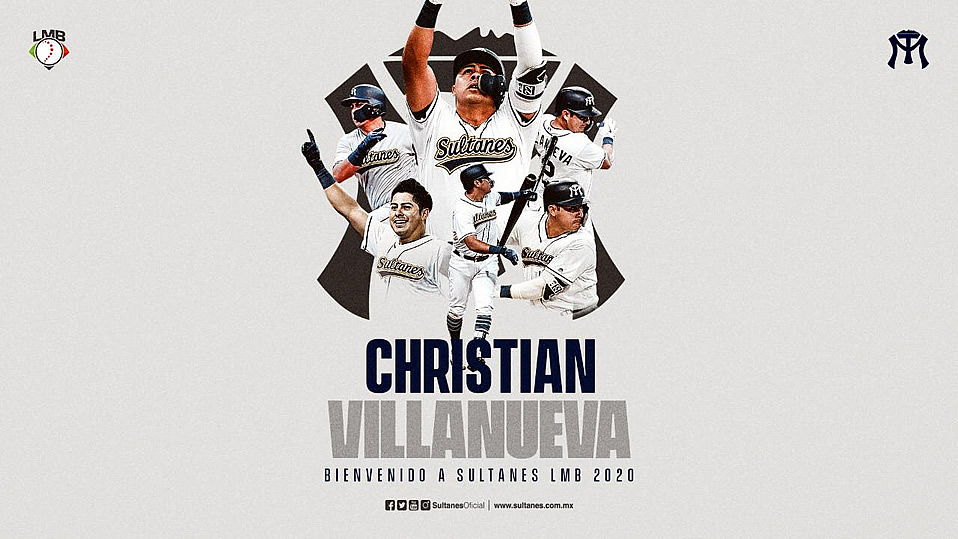 Christian Villanueva jugará con Sultanes en 2020