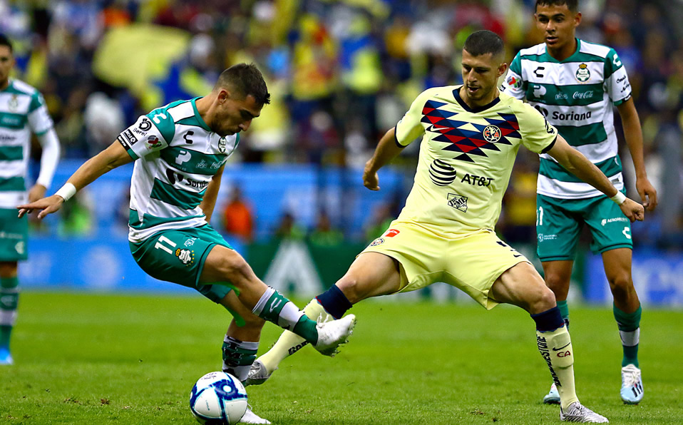 América Guido Rodríguez deja de entrenar por golpe en la espalda