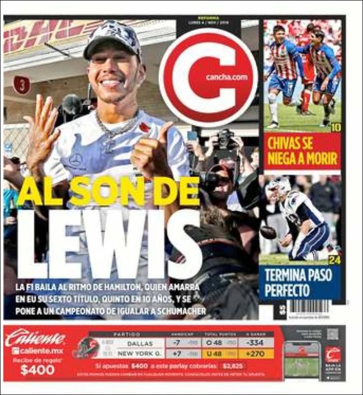 Las mejores portadas deportivas.