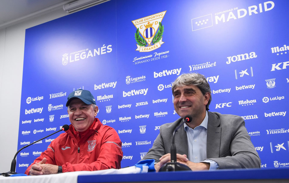 Javier Aguirre y su peculiar presentación como DT del Leganés
