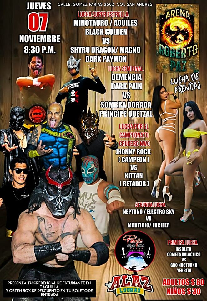 Carteleras de lucha libre.