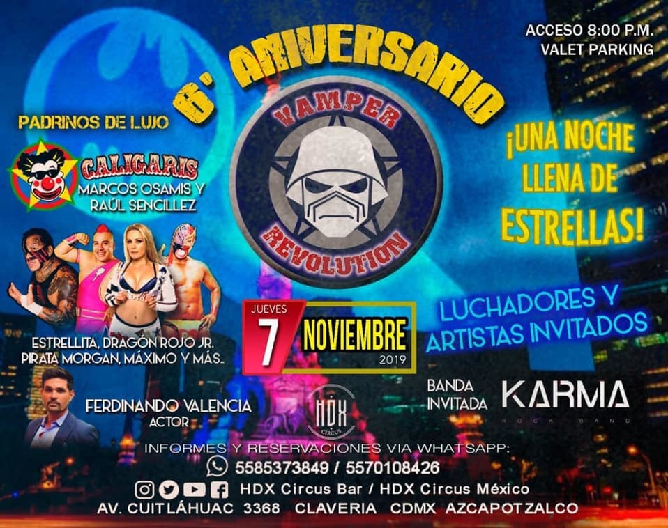 Carteleras de lucha libre.