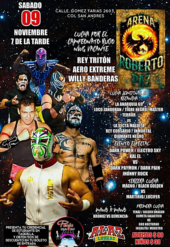 Carteleras de lucha libre.
