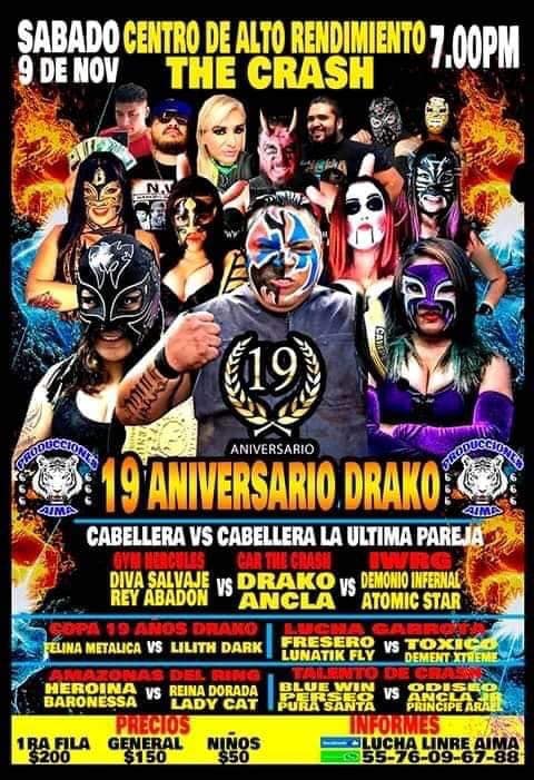 Carteleras de lucha libre.