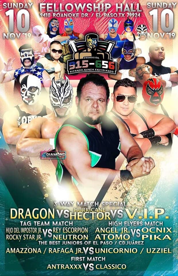 Carteleras de lucha libre.