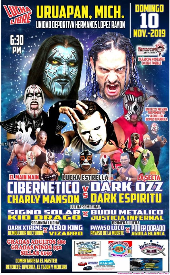 Carteleras de lucha libre.