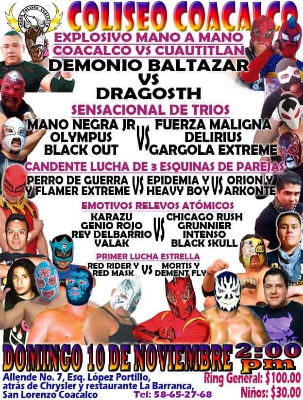 Carteleras de lucha libre.