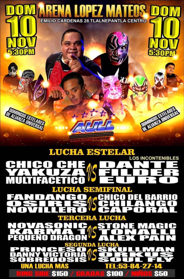 Carteleras de lucha libre.
