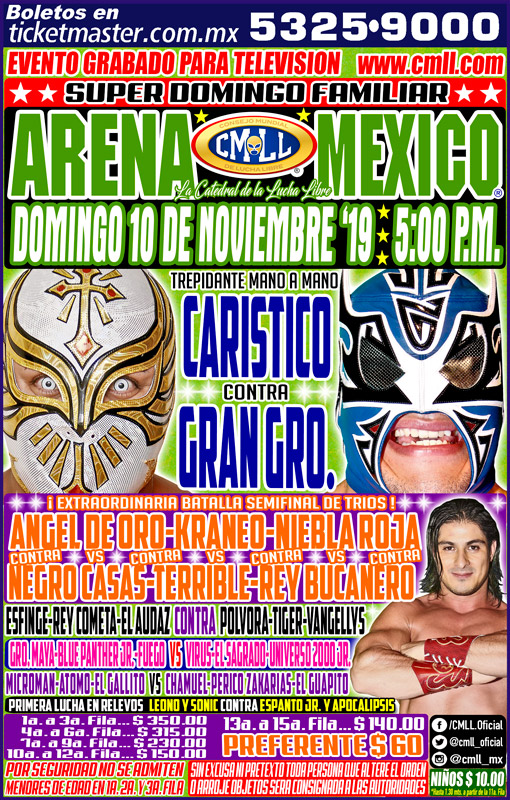 Carteleras de lucha libre.