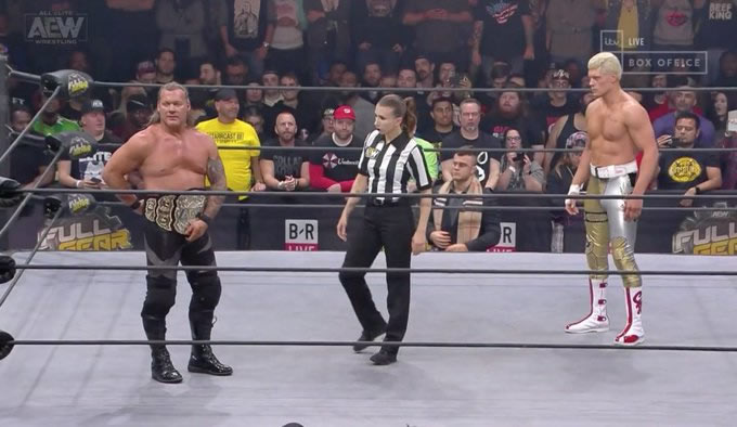 Cody y Jericho se enfrentaron en el último evento de AEW.