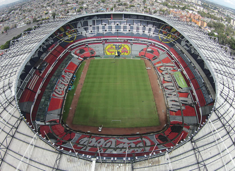 El Azteca, hoy casa del América y Cruz Azul, es uno de los recintos más imponente de la Liga MX; en 2018 sufrió algunas remodelaciones. FOTO: Mexsport