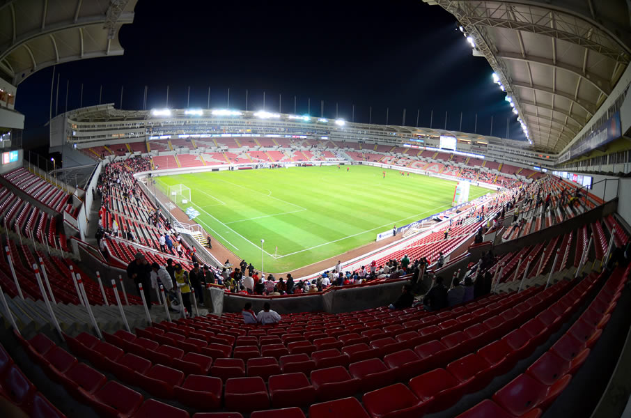 El Estadio Victoria abrió sus puertas en 2003, para ser sede del Necaxa. Es pequeño y tiene una fuente. Caben 23 mil 851 aficionados. FOTO:  Mexsport