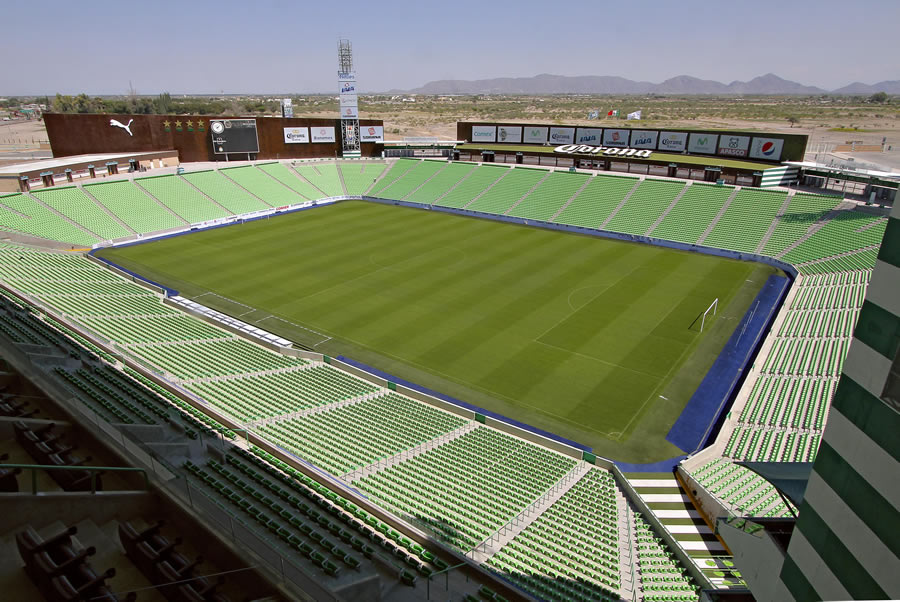 El TSM se inauguró hace 10 años. Es uno de los inmuebles de mayor innovación en México; tiene capacidad para 29 mil 101 aficionados. FOTO:  Mexsport