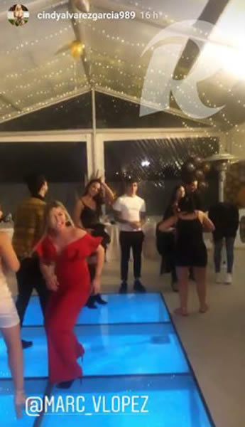 La fiesta se alargó hasta altas horas de la noche y ahí estuvieron jugadores del Porto.