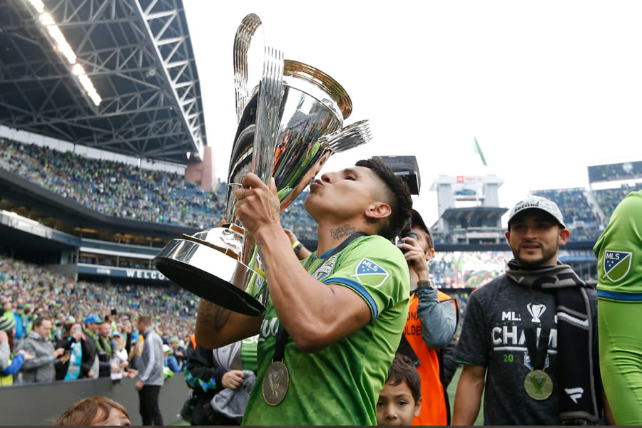 Los de Seattle suman dos títulos de Liga en la MLS. FOTO: @futbolMLS