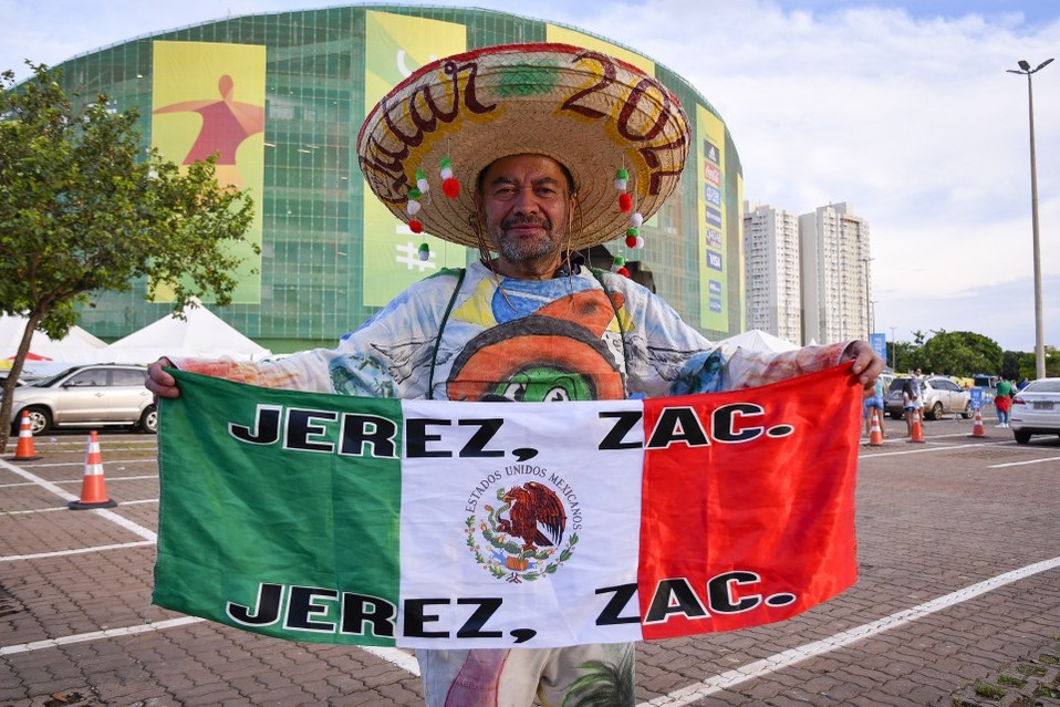 Afición mexicana lista en Brasil (FOTO: Imago7)