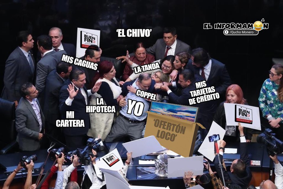 El ojo vigilante de los memes está pendiente de las ofertas en El Buen Fin.