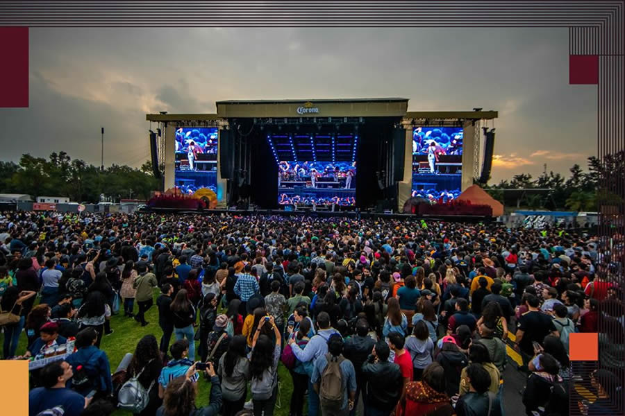 Los mexicanos disfrutaron al máximo en la capital del país.. FOTO: @CoronaCapital