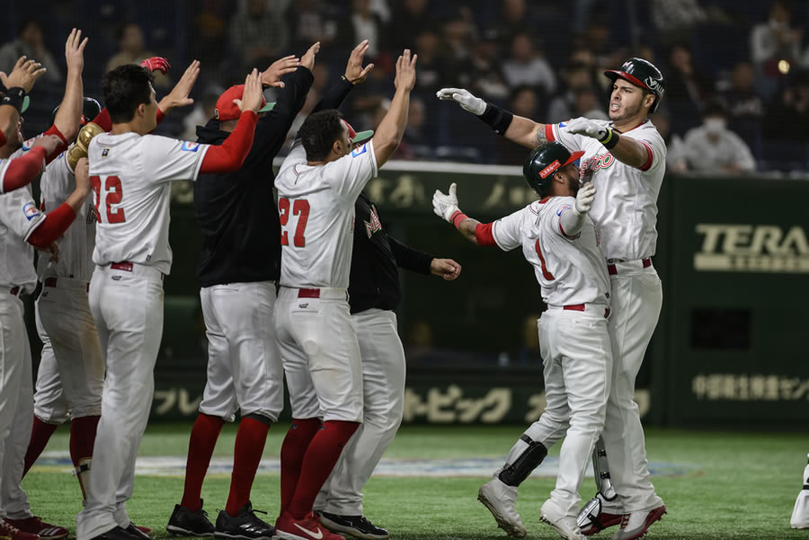 Las emociones estuvieron a flor de piel durante la clasificación de la novena mexicana a Tokio 2020. FOTO: LMB