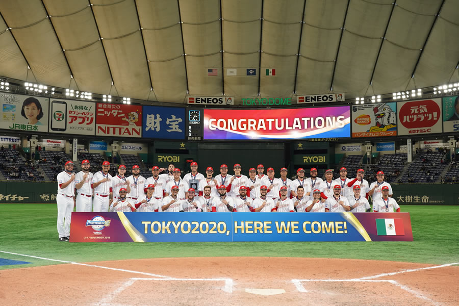 Las emociones estuvieron a flor de piel durante la clasificación de la novena mexicana a Tokio 2020. FOTO: LMB