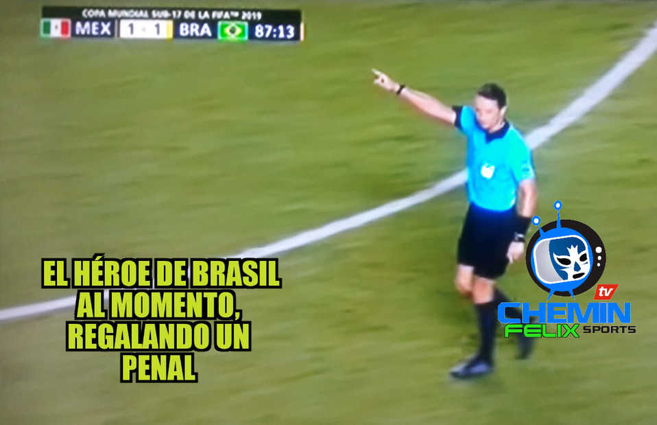 Los memes están indignados con el VAR, que mató el sueño de México en el Mundial Sub-17.